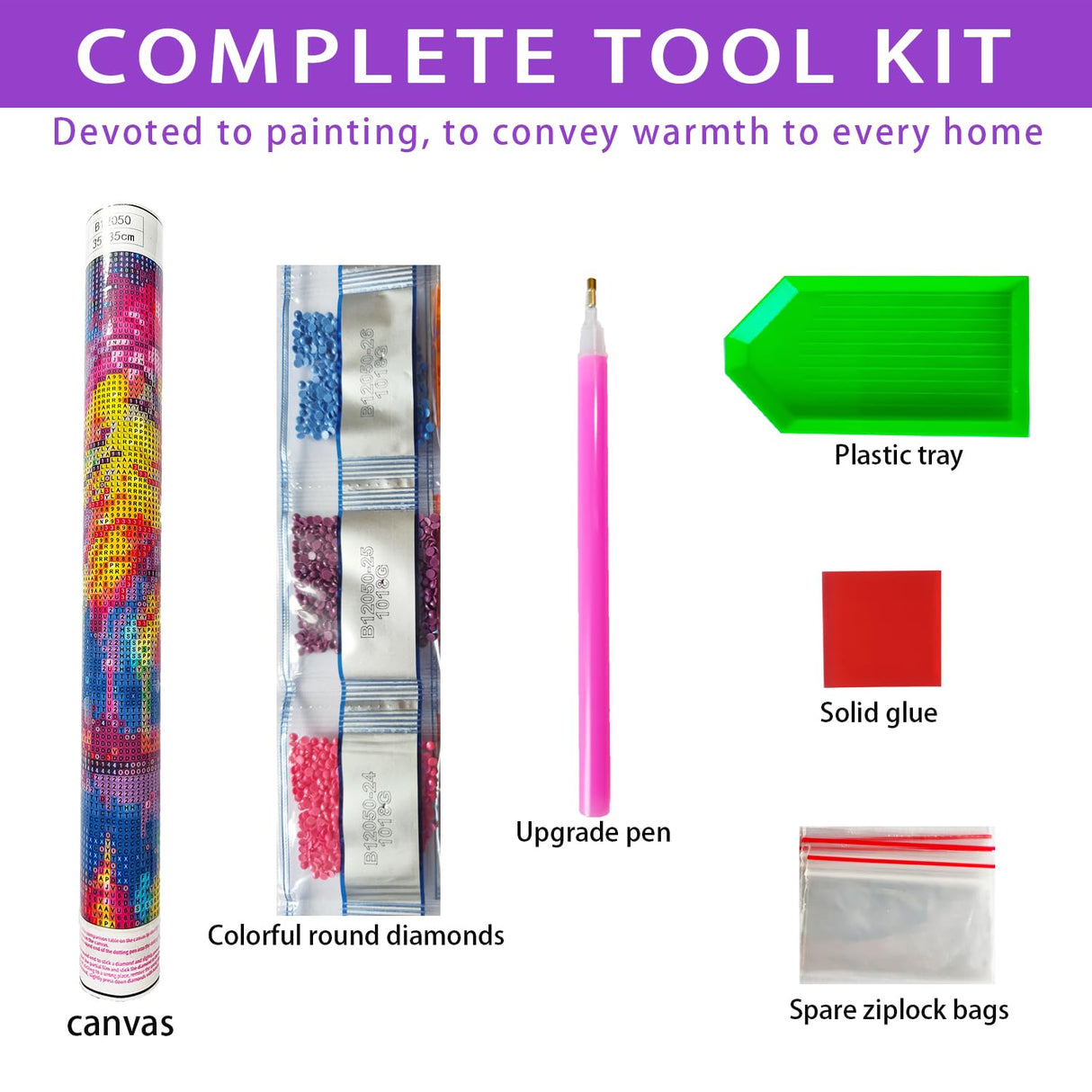 JXDXDJ 5D Diamond Painting Kits for Beginners,Ancient Tree Full Drill Diamond Art Kits for Adults,DIY American Flag Round Diamond Dots for Adults Crafts,Gem Painting Home Wall Decor 13.78x13.78 Inch JXDXDJ