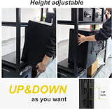 FATIGOS Heavy Duty Garage Shelving, 84'' H Metal Shelving, 3500LBS Storage Shelves 5 Tier Adjustable Heavy Duty Shelving Unit for Warehouse, Garage, Basement, 24" D x 47" W x 84" H FATIGOS