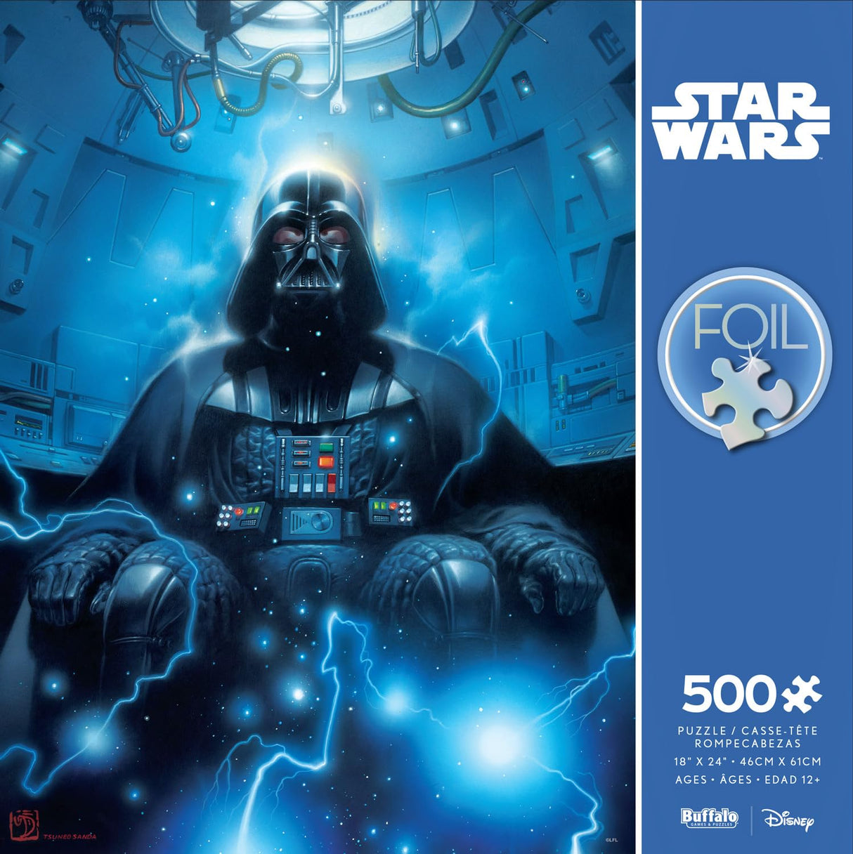 Buffalo Games - Foil Puzzle - Star Wars - Darth Vader's Meditation Chamber - 500 Piece Jigsaw Puzzle Buffalo Games