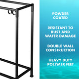 TitanEze 29 Gallon Double Aquarium Stand (2 Stands in 1), Fish Tank Stand, Bird Cage Stand, 32.5" W x 32 "H x 13" D Caitec