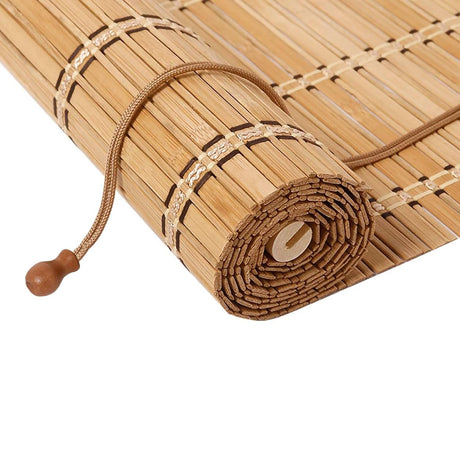 Bamboo Blinds, Easy to Install Bamboo Shades for Indoor Windows, Custom Sizes Roller Shades for Indoor Windows, Roll Up Blinds Indoor Outdoor Patio BAYUE