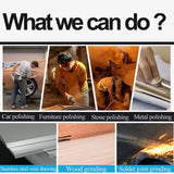 Burnishing Polishing Machine,Pneumatic Surface Conditioning Tool,Handheld Wheel Polisher Sander Wire Drawing Machine for Stainless Steel Metal Wood Polishing,2500RMP YPCOO