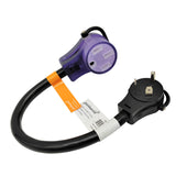 Parkworld 885378 EV Adapter Cord NEMA TT-30P to 14-50R (ONLY for EV or Tesla use, NOT for RV) (1.5FT) Parkworld