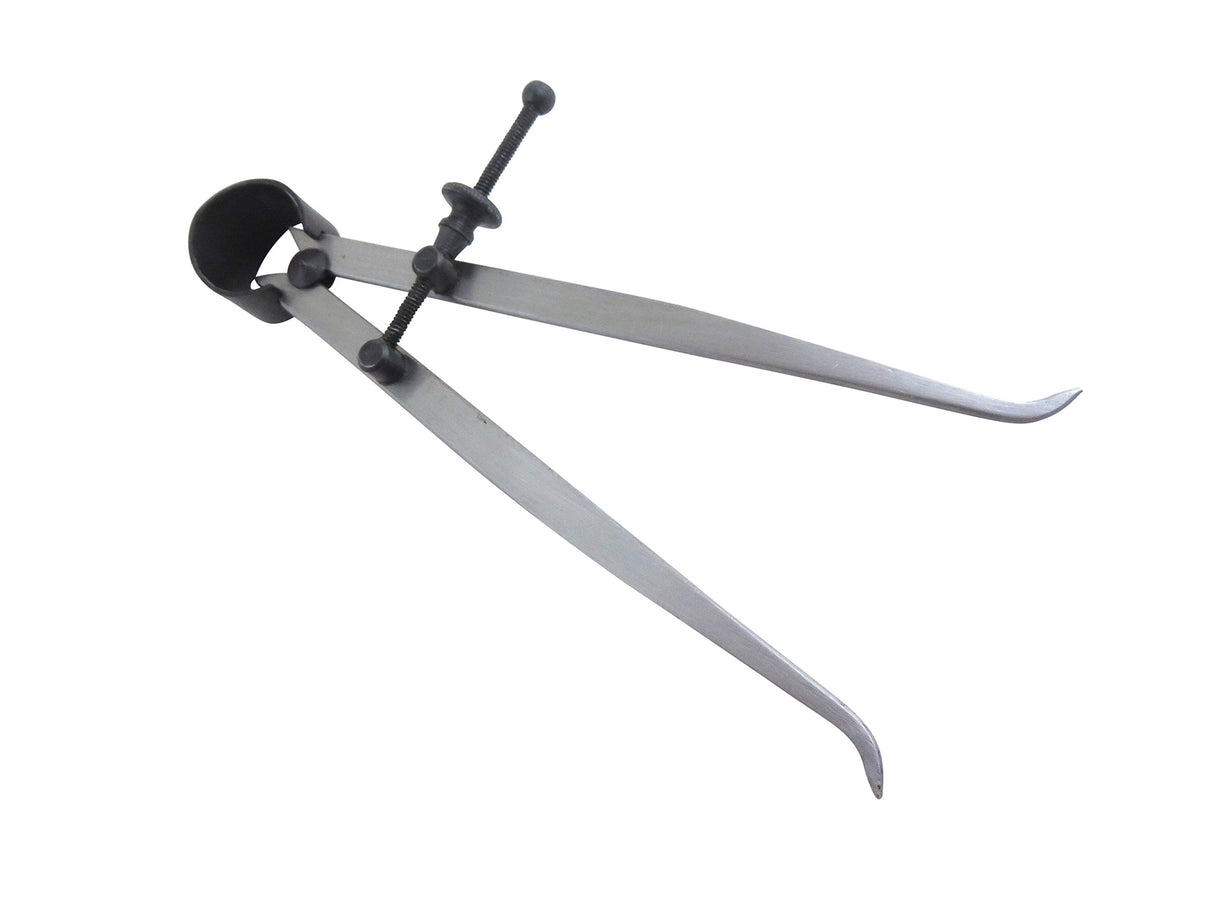 Taytools 6 Piece Measuring Set/Kit with 6" Spring Dividers, Inside & Outside Calipers, Depth Gauge, Pocket Ruler, Vernier Caliper 113500 Taytools