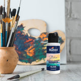 Bluebird Studio Gloss Varnish for Acrylic Painting, 3.4 Fl Oz, Non-Yellowing, Non-Toxic, Anti-Crazing, Basic Varnish for Pro Artists, Hobby Painters & Kids BLUEBIRD