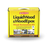 Abatron Wood Restoration Kit - 4 Quart - Includes LiquidWood Epoxy Resin Wood Hardener and WoodEpox Wood FIller Abatron