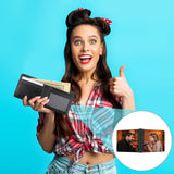 Sublimation Wallet Blank Heat Transfer Blank Wallet Multifunctional Wallet Graduation Gifts (1 Pcs Black Double Side) Prasacco