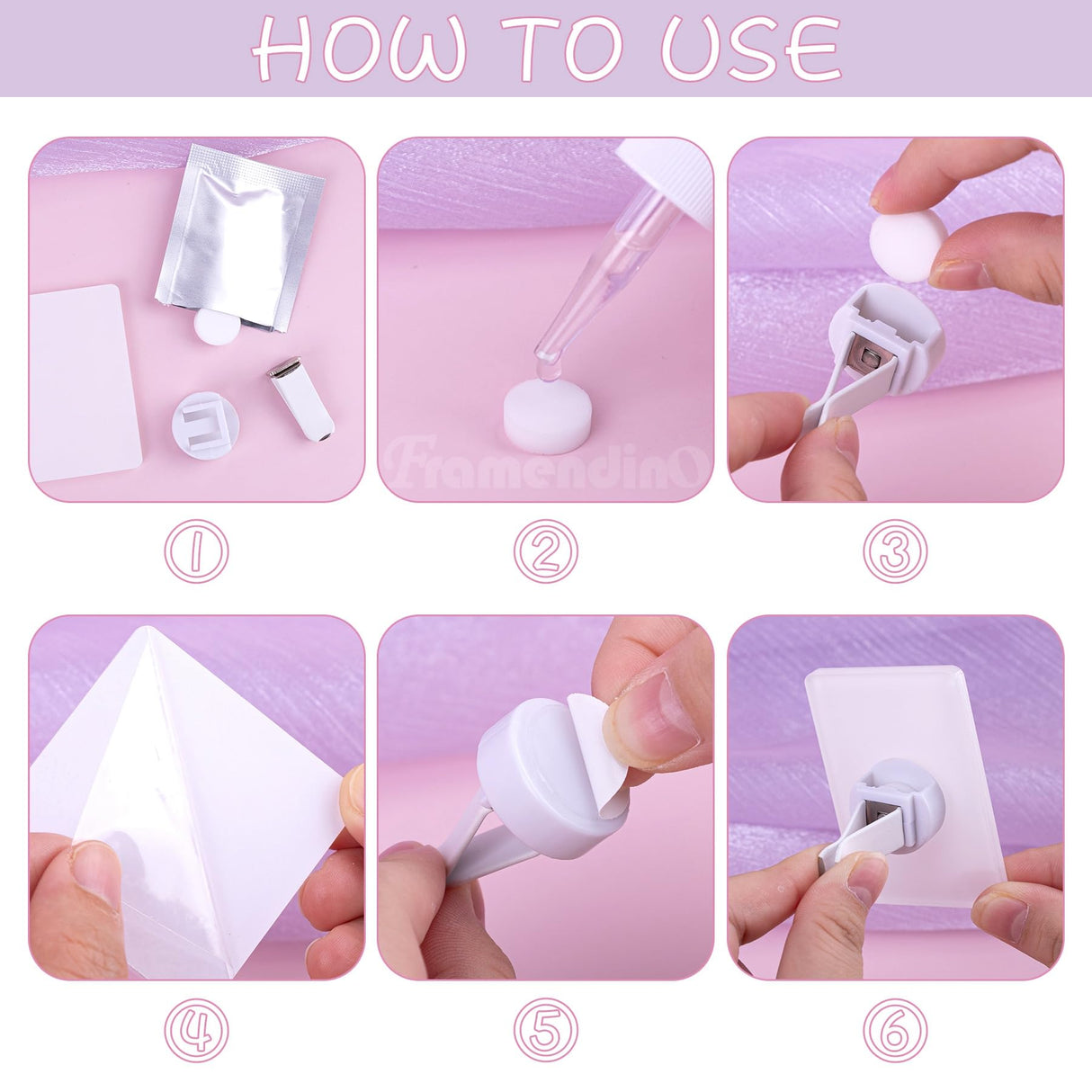 Framendino, 4 Pack Sublimation Blank Car Air Vent Clips Heat Transfer Car Diffuser Vent Scent Perfume Clip 4 Styles(Heart Square Round Rectangle) Framendino