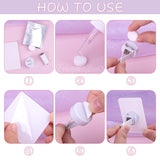 Framendino, 4 Pack Sublimation Blank Car Air Vent Clips Heat Transfer Car Diffuser Vent Scent Perfume Clip 4 Styles(Heart Square Round Rectangle) Framendino