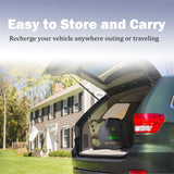 EP Level 2 Portable EV Charger, 16-40 Amp, 240V, 25ft Cable, Fast Charging Station for All EVs, NEMA 14-50P Plug, Upgraded Portable Electric Vehicle Charger EP