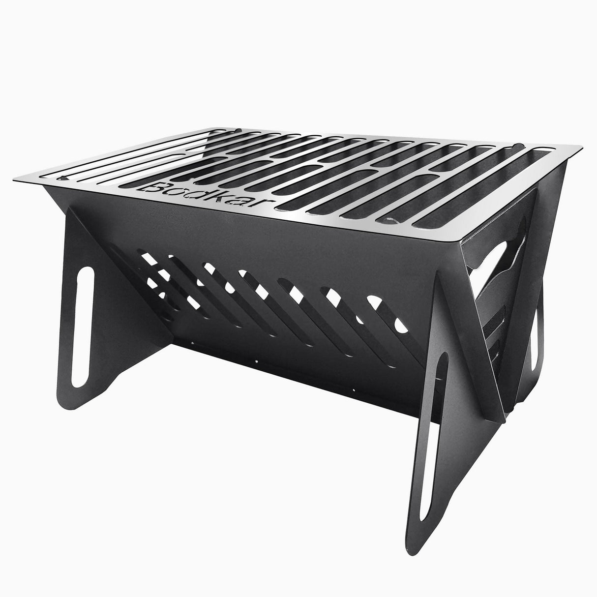 Bodkar Charcoal Grill, Small BBQ Grill Portable Lightweight smoker Grill, Barbecue Grill desk Tabletop Outdoor Grill for Camping Picnics Garden Beach Party 6"*4.6"*4.9" bodkar