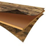 Yaheetech 3 Piece Dining Table Set - Kitchen Table & Chair Set - Breakfast Nook Table w/ 2 Stools, Space Saving Design for Dining Room Living Room Apartment, Rustic Brown Yaheetech