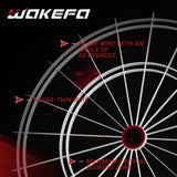 Professional Dart Boards, Competition Bristle Dartboard and Darts for Adults, Steel Tip Dart Board Set in Game Room/Bar/Office, Regulation Size High Grade Sisal Dartboards with 6 Metal Tip Darts Wakefa