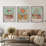 Diamond Art Kits for Adults Beginner, 12 Pack Sun and MoonDIY Modern Diamond Painting Kits 5D Diamond Dots Gem Art Crafts with Tools,Round Full Drill Funny Crafts for Home Wall Decor&Gift-9.8X13.8 in WUDWL