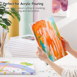 Shuttle Art Stretched Canvas, 12 Pack 11 x 14 Inch Canvases for Painting, 100% Cotton, Primed White, Premium Painting Canvas for Beginners and Artists for Acrylic, Oil, Acrylic Pouring Painting Shuttle Art