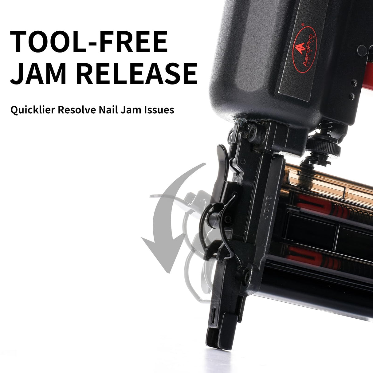 AEROPRO TOOLS Pneumatic Brad Nailer, 18 Gauge 2 in 1 Air Brad Nail Gun and Staple Gun with 1000pcs Nails for Upholstery, DIY Project, Woodworking AEROPRO