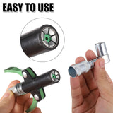 lasuroa 6pcs Grease Gun Fitting Kit, 90 Degree Grease Coupler Grease Needle Nozzle Tip Dispenser Grease Injector Needle Grease Gun Adapter Accessories Fit 1/8" NPT Grease Guns, Easy to Connect lasuroa