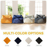 MAXYOYO Bean Bag Chair, Floor Sofa with Handle, Bean Bag Chairs for Adults and Kids, Teens Living Room Bean Bag, Accent Sofa Chair with Pocket for Gaming Reading Relaxing MAXYOYO