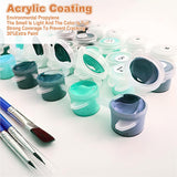 SENQAO Framed Paint by Numbers Kit for Adults Beginners with Wooden Easel, Christmas Candles Easy Paint by Number Kit with Frame, Watercolor Adult Paint by Number Framed Canvas 7.8x11.8inch SENQAO