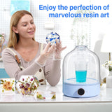LET’S Resin Upgraded Resin Bubble Remover, Eliminate 99% Bubble in 5-9 Minutes, 99Kpa with Digital Display，Bigger Capacity, Auto Vent, Timer for Epoxy Resin Casting, Resin Art Crafts, Jewelry Making LET'S RESIN