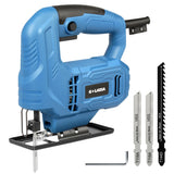 G LAXIA Jigsaw, 3.5 Amp Corded Jig Saw with 3pcs Cutting Blades, ±45° Bevel Cutting, 3000 SPM with Lock-on Button, Corded G LAXIA