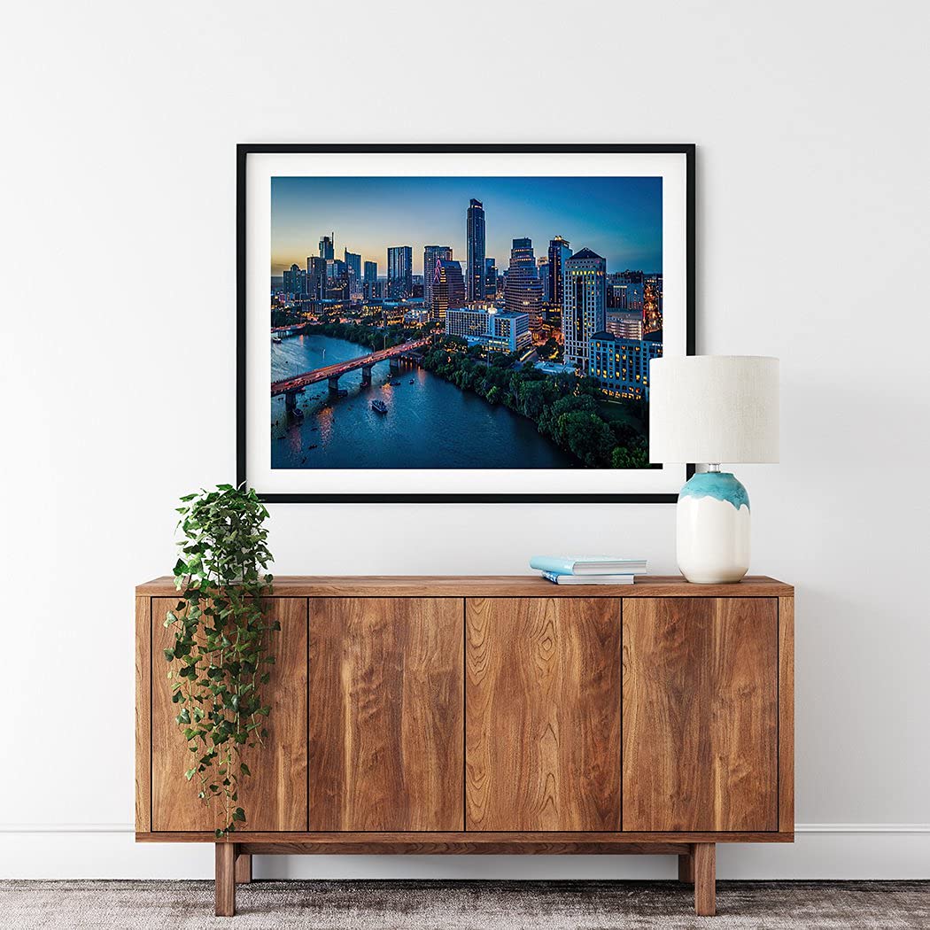 Diamond Painting City Austin Texas Skyline at Sunset for Adult Painting Kits Diamond Art Perfect for Home Wall Decor 12"x16" Handmade Arting