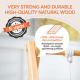 Avenlur Spruce Baby and Toddler Foldable Swing Set with Stand - Premium Montessori, Waldorf Style Self-Standing Indoor Swingset for Children 6m to 3 Yrs - Perfect for Home, Child Day Care, & Preschool Avenlur