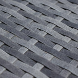 NICESOUL® 11 Piece Large Size PE Rattan Outdoor Patio Furniture Sectional Sofa Sets with Side Tables Outdoor Wicker Conversation Sets Modern Luxury 29.3'' High Back Dark Gray NICESOUL