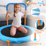 Ativafit 36inch Mini Toddler Trampoline for Kids Ages 1-6 Indoor Outdoor Folding Small Rebounder Trampoline with Foam Handle Safety Padded Cover Fun for Kids ATIVAFIT