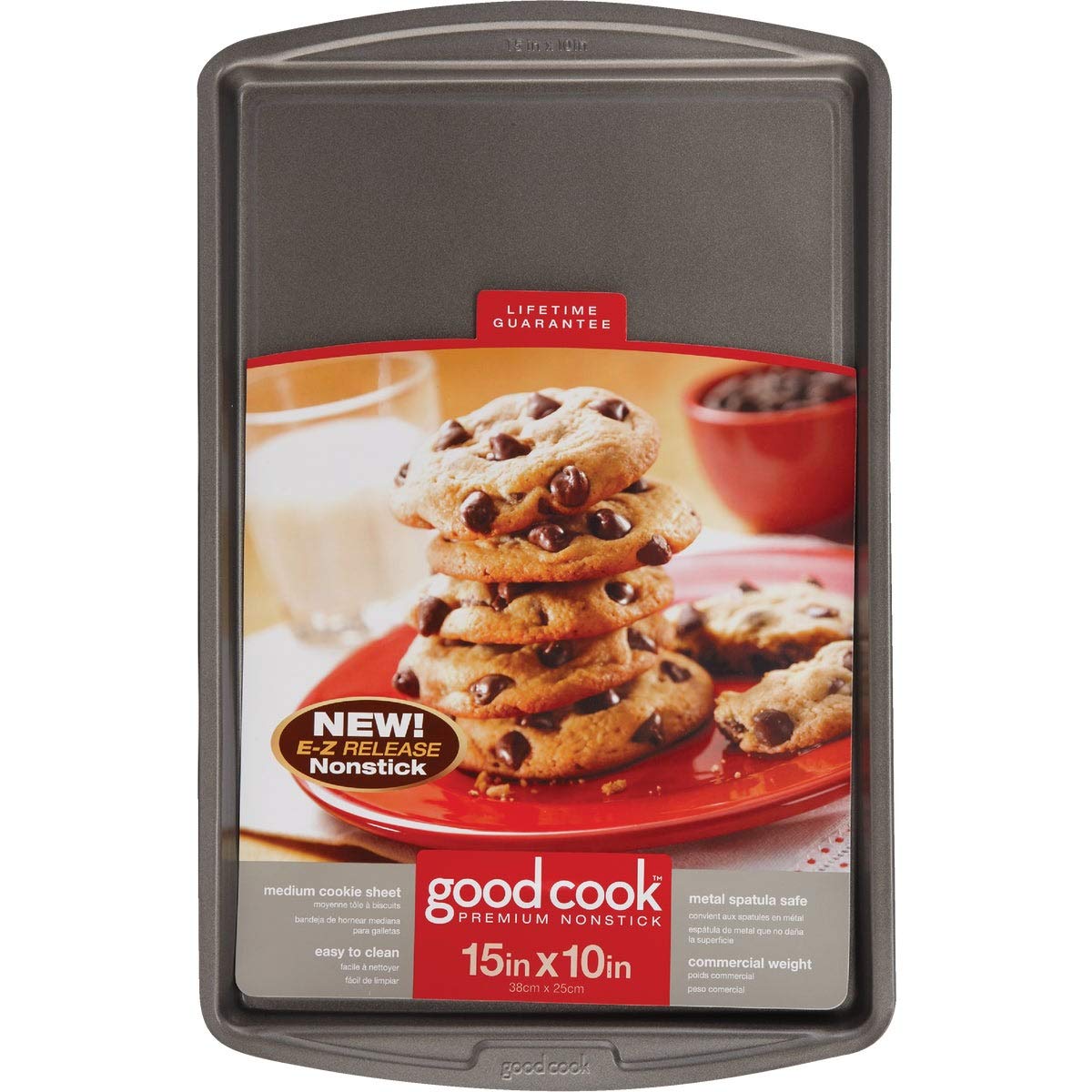 Good Cook Cookie Baking Sheet, 15 x 10 Inch, Gray GoodCook