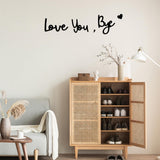 Wooden Love You Bye Sign Home Decor - Boho Farmhouse Wall Art Decor for Stylish Living Room, Hallway Entryway, Wall Decor Door Sign Gift for Your Family Lovers WoodArtSupply