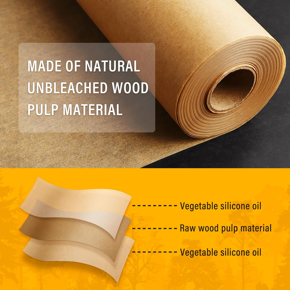 Vosda Parchment Paper Sheets for Baking 9-13 IN Precut Non-Stick Parchment Paper Unbleached Baking Sheet Paper for Air Fryer,Baking,Sandwich,Grilling,Steaming,Suitable For Bread Cake Cookies 120p Vosda