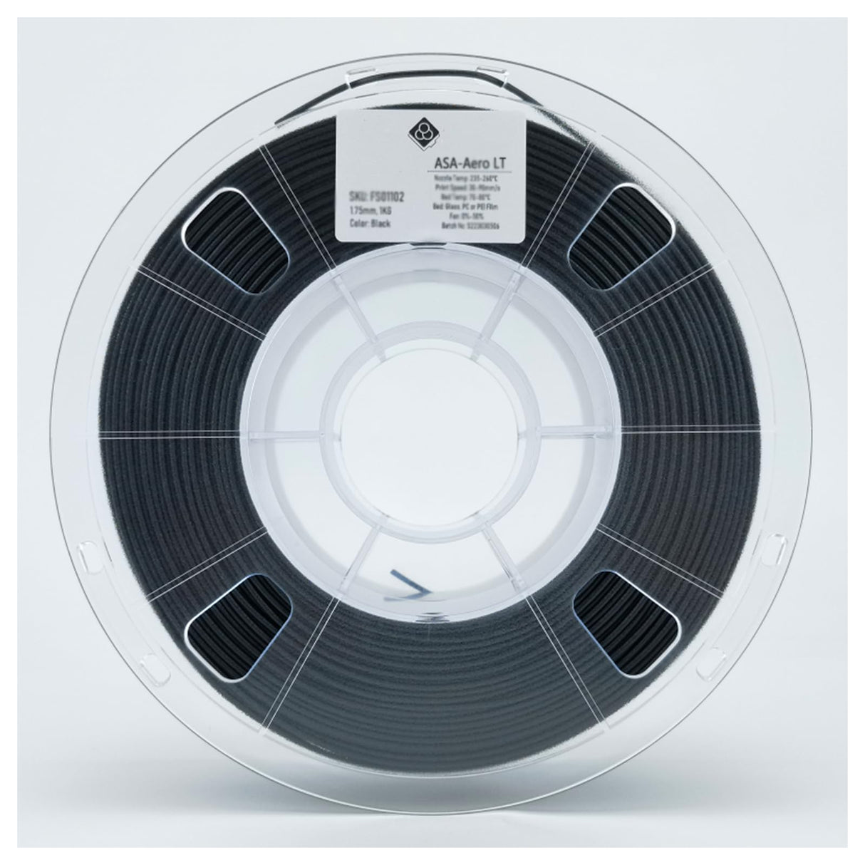 LW ASA Filament 1.75mm, Low Density ASA Filament 1kg Spool, Black Filament, UV and Heat Resistant, Foaming ASA Filament for 3D Printers 3D Printed Airplane (Black) Spriour