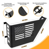 MAIKER Metal Rear Door Storage Box, Door Side Insert Organizer Box Pockets for 2007-2018 Jeep Wrangler JK 4 Door 2pcs(Black) MAIKER OFF ROAD