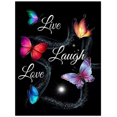 Clabby Diamond Kits for Adults and Beginners Drill Diamond DIY Butterfly Rhinestone 5D Painting for Christmas Home Wall Decor Xmas Present