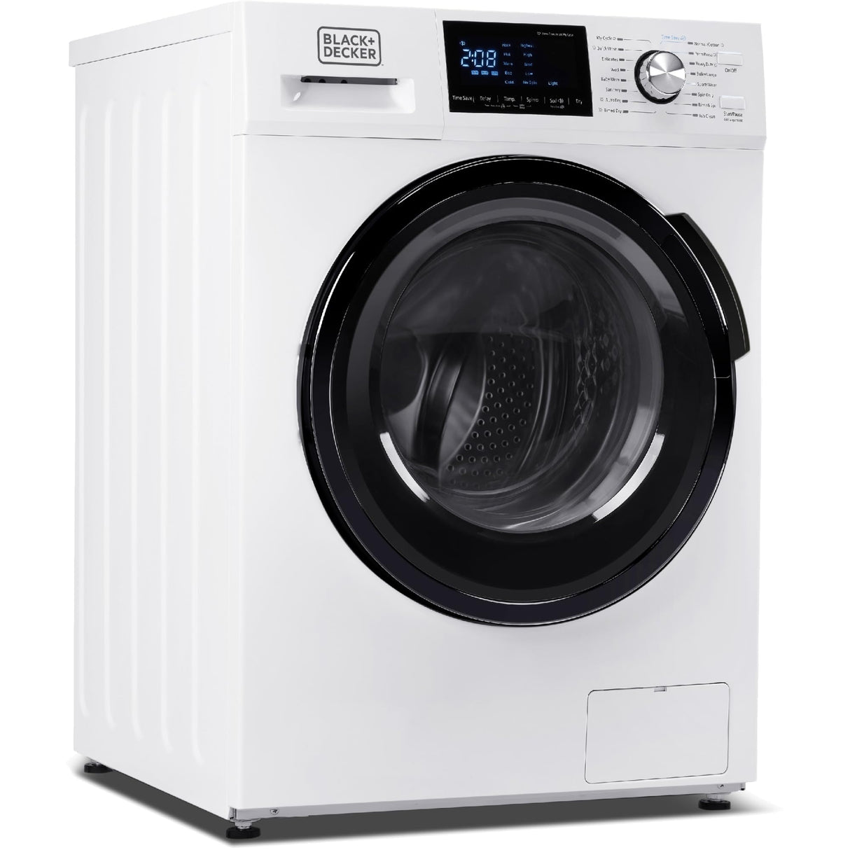 BLACK+DECKER Washer and Dryer Combo, 2.7 Cu. Ft. All In One Washer and Dryer with LED Display & 16 Cycles BLACK+DECKER