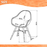 Brampton 9 Piece Outdoor Eucalyptus Extendable Dining Set | Perfect for Patio | White Chairs with Arms and Teak Finish Brampton Patio