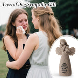 Miugwp Pet Memorial Gifts for Dogs - Dog Bereavement Sympathy Gift, Loss of Dog Remembrance Keepsake with “You Left Paw Prints on Our Hearts”,Ideal for Rainbow Bridge & Pet Loss Memorial(Granite) Miugwp