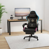 GTPLAYER Gaming Chair with Bluetooth Speakers and Footrest, Dragon Series Video Game Chair ，Heavy Duty Ergonomic Chair，Esports Gaming Chair，Computer Office Desk Chair by GTRACING(Black) GTPLAYER