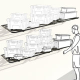 4-Pack 2x4ft Garage Wall Shelving, 4 Shelf Total 16 ft(L) Garage Shelving Wall Mounted, Heavy-Duty Storage Shelves, Perfect for Holding Storage Bins, Sporting Goods, Tools, and More Space-Saving ZoffyFabrizio