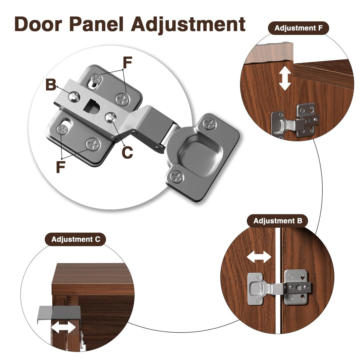 Fluted Cabinet with Storage, 2 Doors Sideboard Buffet, Mid Century Modern Accent Cabinet with Adjustable Shelves, Multifunctional Console Table with Storage for Living Room, Kitchen, Entryway FiveWillowise