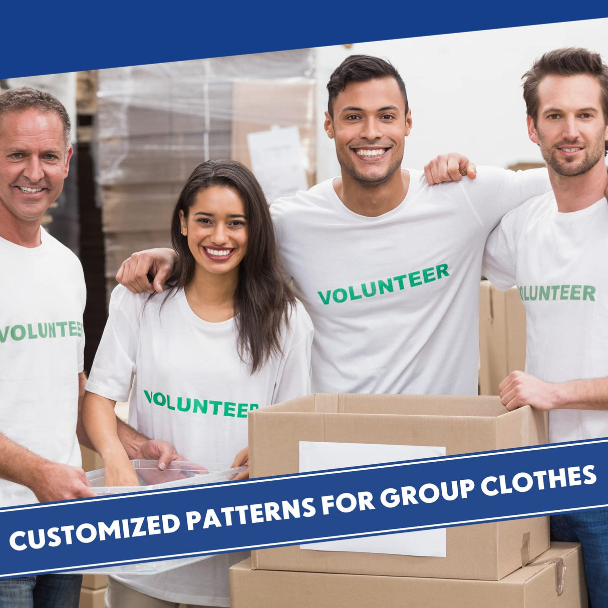 Handepo 6-Pack Men's White Polyester Sublimation Blank T-Shirts, Short Sleeve Crew Neck, Size L for Printing Handepo