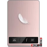 Suidreams Food Scale, 11lb Digital Kitchen Scale Weight Grams and Ounces for Baking, Cooking and Meal Prep, 1g / 0.1oz Precise Graduation with 6 Units and Tare Function, LCD Display & Stainless Steel SUIDREAMS