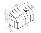 Rion HG7512 Canopia Sun Room, 6' x 12', White RION