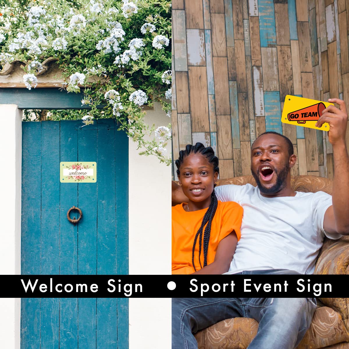 Simplee Signage 7"X4" Blank Motorcycle License Plate for Vinyl, Motorcycle Plate Blank for Business, Pack of 10 (Ten) Blank License Plates for Creating Custom Vanity Plates SimpLee Signage