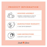 South Shore Axess 5-Shelf Bookcase - Royal Cherry South Shore