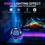 Lumoonosity Infinity Mirror Light - Dodecahedron Light for USB Powered - Infinity Lamp for Customizable Color Changing - Dodecahedron Lamp with Music Sync with Timer Function Lumoonosity