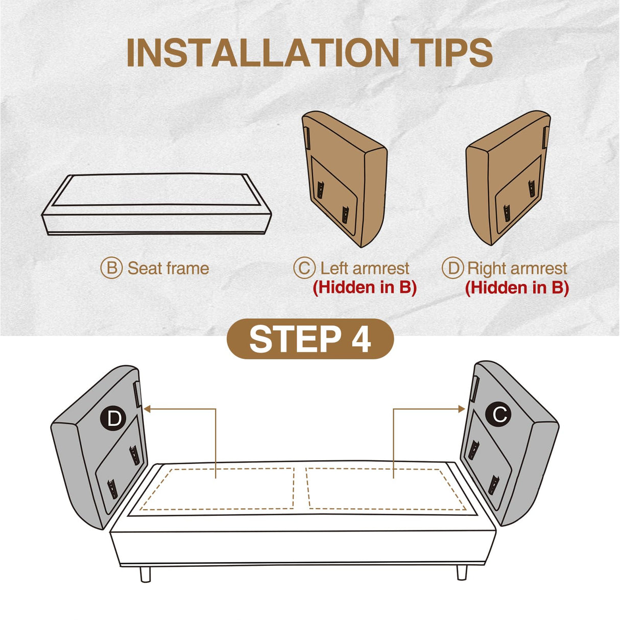 63" W Loveseat Sofa,White Boucle Couch with LED Lights and USB Ports Modern Fluffy Love Seat Couches 2 Seater Comfy All-Wood Washable Covers Sofa Furniture for Bedroom Living Room Small Space Office FiveWillowise