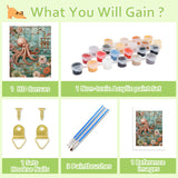 Reivworl Animal Paint by Numbers Kit for Adults, Octopus Paint by Number, Painting by Number for Gifts and Home Wall Decor 16x20Inch Reivworl