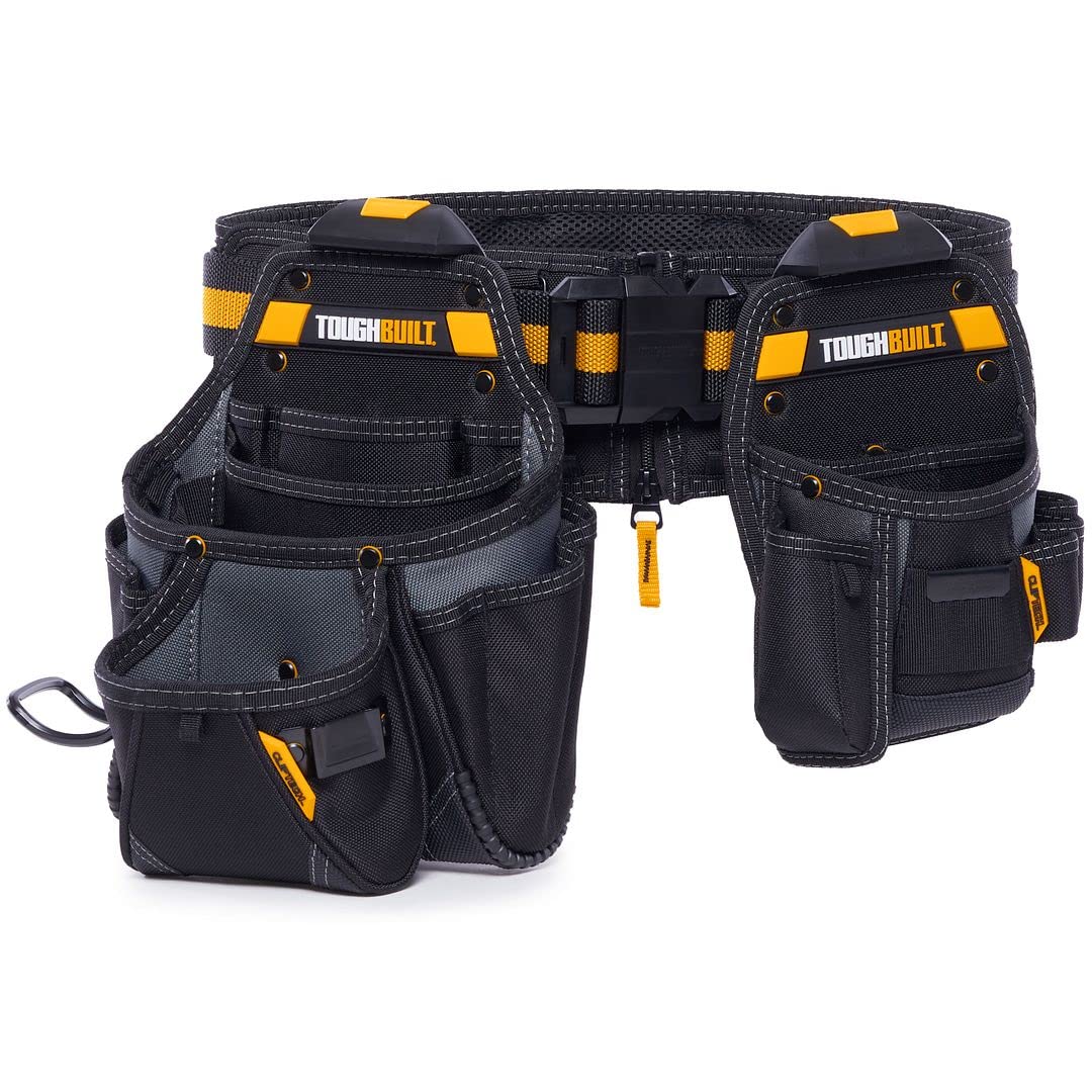 ToughBuilt - TB-CT-111-CP, ClipTech, 3pc Handyman Tool Belt Set ToughBuilt